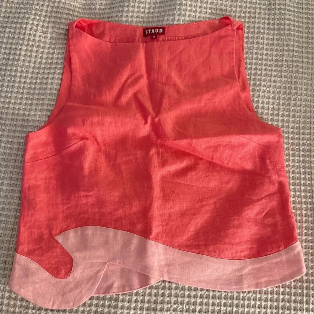 STAUD Raphael Linen Top - Picture 2 of 6